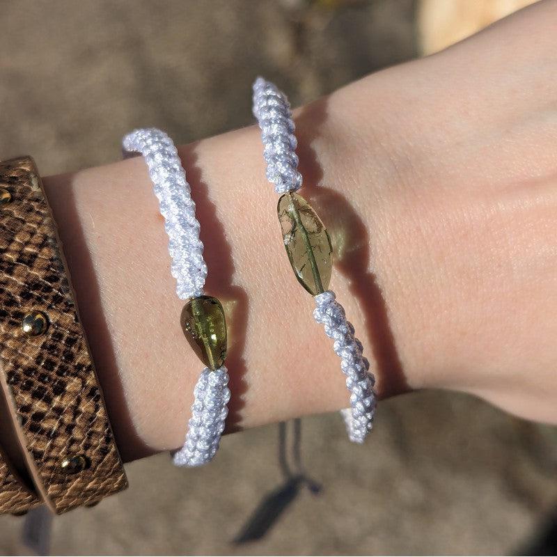 Moldavite Friendship Bracelet