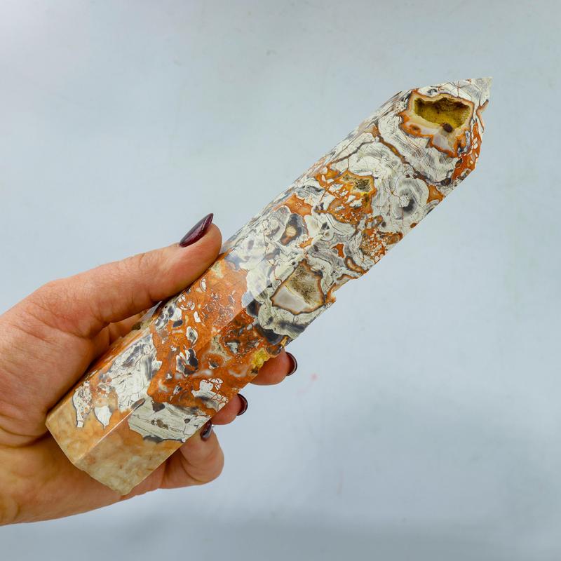Money Agate Tower Points-Nature's Treasures