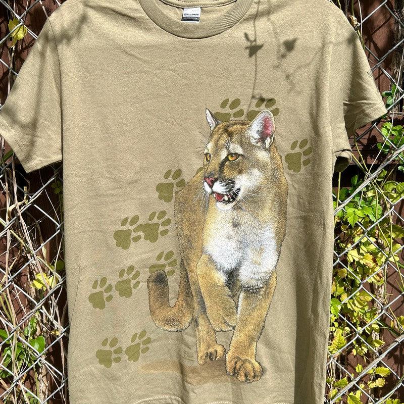 Mountain Lion Adult T-Shirts w/ Nature's Treasures-Nature's Treasures