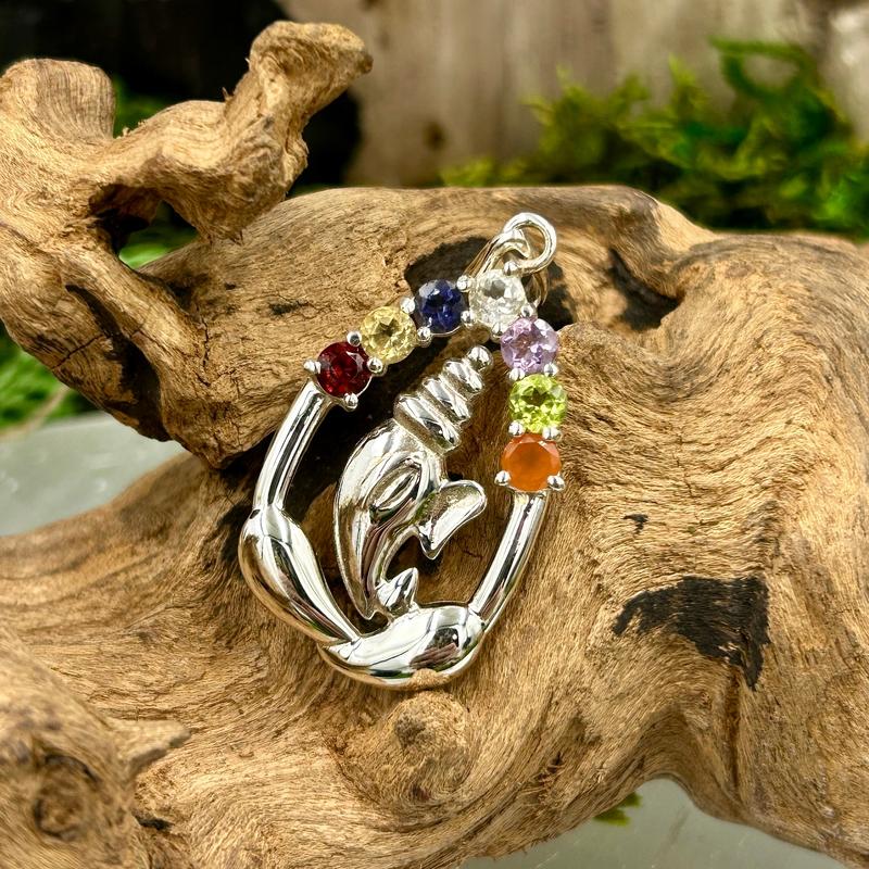 Multi-Faceted Chakra Ganesh Pendants || .925 Sterling Silver-Nature's Treasures