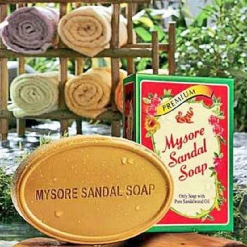 Mysore Sandal Soap "Pure Sandalwood Oil"-Nature's Treasures