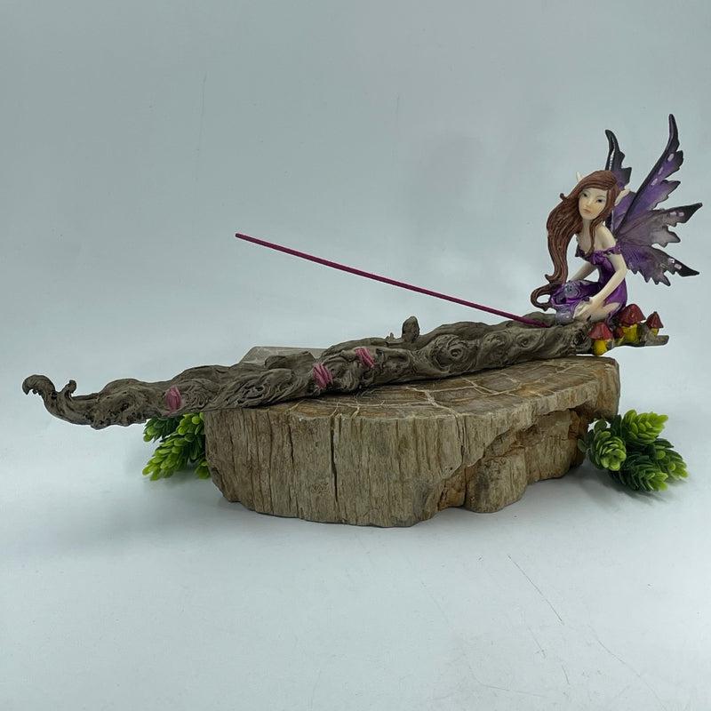 Mystic Purple Pixie Fairy Incense Holder || Magical, Inner Child, Joy-Nature's Treasures