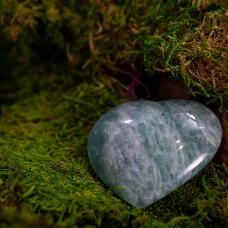 Natural Amazonite Pocket Hearts || Communication, Truth || Madagascar-Nature's Treasures