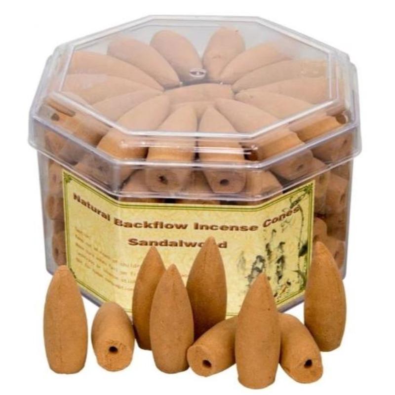 Natural Backflow Incense Cones "Sandalwood"-Nature's Treasures