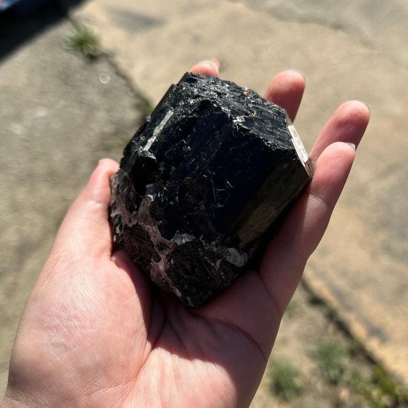 Natural Black Tourmaline Rough Bolders-Nature's Treasures