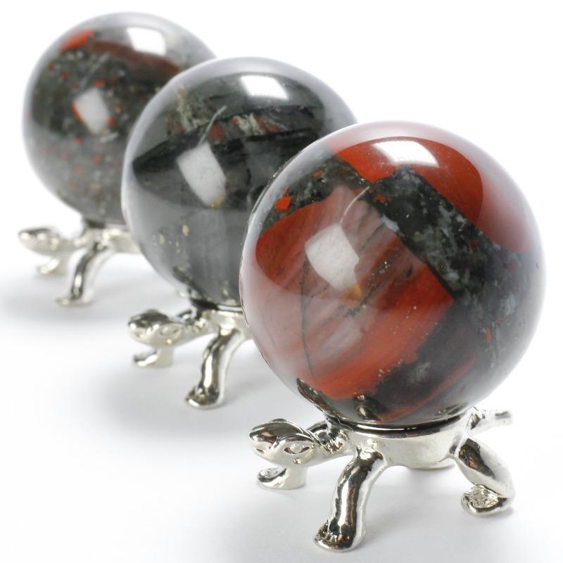 Natural Bloodstone Spheres || South Africa-Nature's Treasures