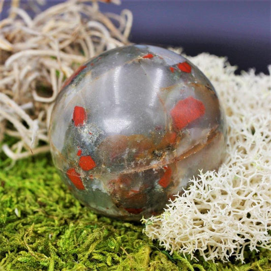 SHOW PRODUCT: Natural Bloodstone Spheres || South Africa-Nature's Treasures