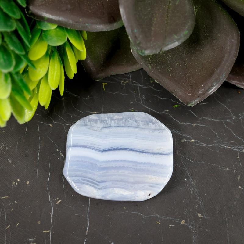 Natural Blue Lace Agate Mini Slabs-Nature's Treasures