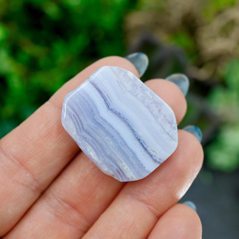 Natural Blue Lace Agate Mini Slabs-Nature's Treasures