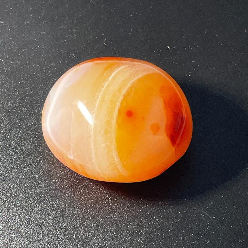 Natural Carnelian Palm Stone | Polished Madagascar Crystal-Nature's Treasures