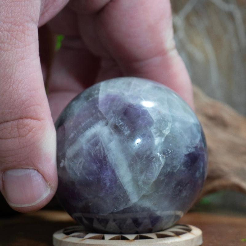 Natural Chevron Amethyst Spheres || Spiritual Awakening || Madagascar-Nature's Treasures