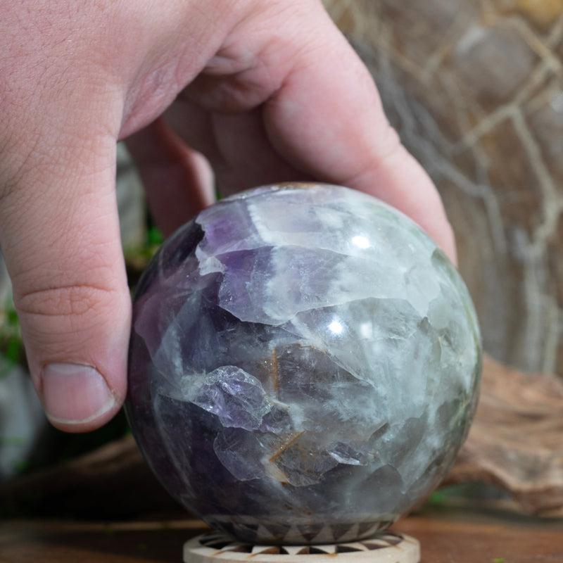 Natural Chevron Amethyst Spheres || Spiritual Awakening || Madagascar-Nature's Treasures