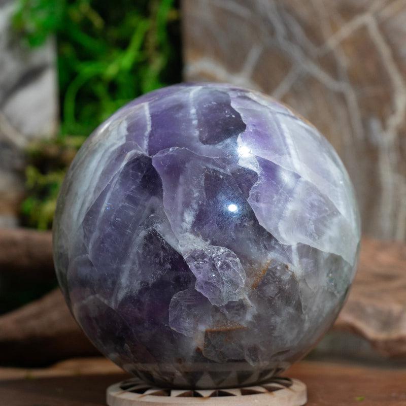 Natural Chevron Amethyst Spheres || Spiritual Awakening || Madagascar-Nature's Treasures