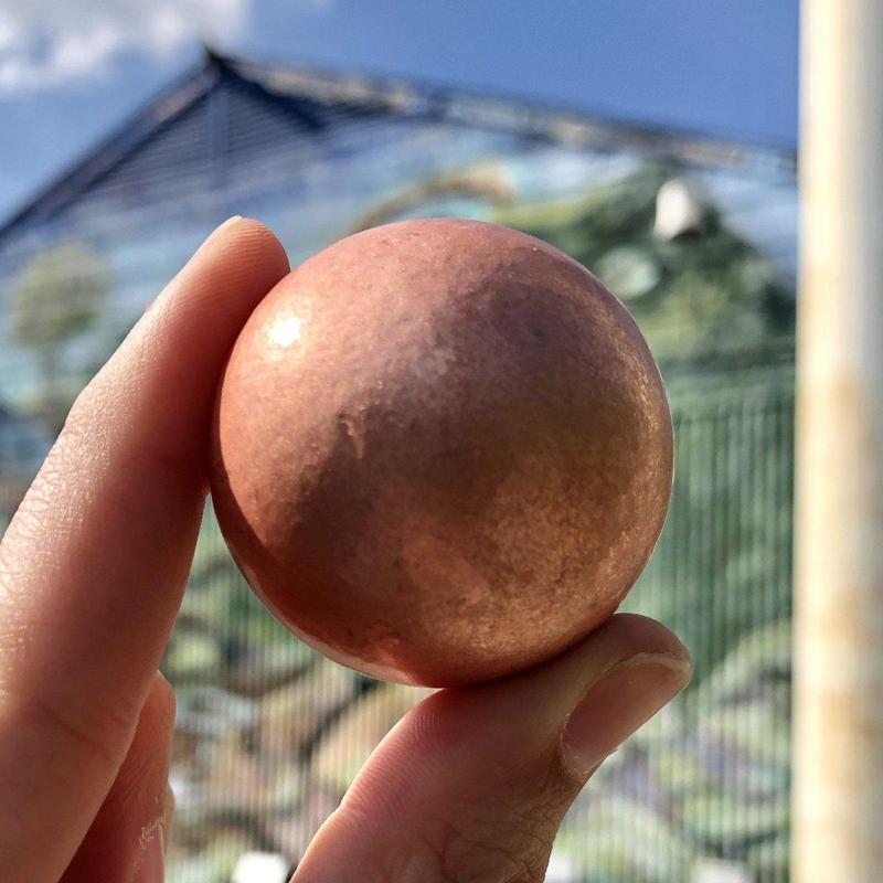 Natural Copper Sphere's 35 MM || Grounding, Channeler-Nature's Treasures