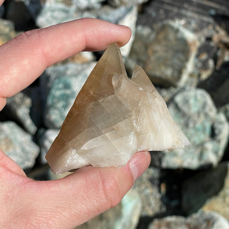Natural Dogtooth Calcite Point || From Morocco-Nature's Treasures