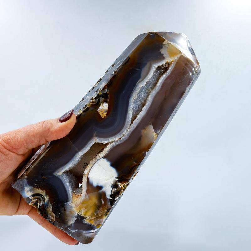 Natural Druzy Agate Tower Points || Trunk Show 2024-Nature's Treasures