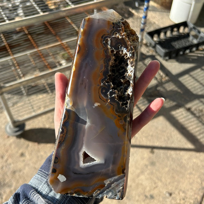 Natural Druzy Agate Tower Points || Trunk Show 2024-Nature's Treasures