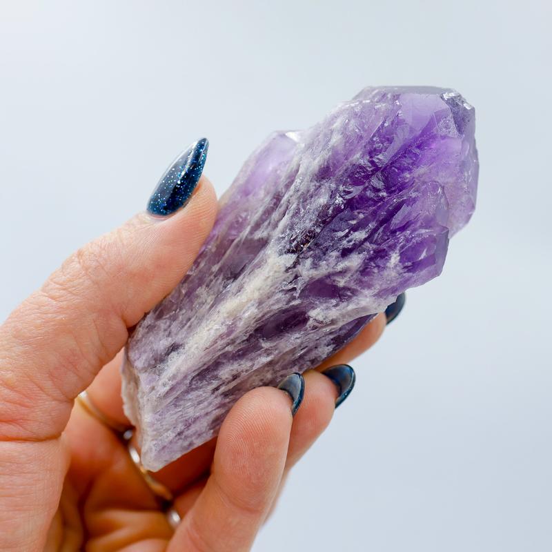 Natural Elesital Amethyst Point || Brazil-Nature's Treasures