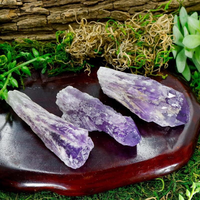 Natural Elesital Amethyst Point || Brazil-Nature's Treasures