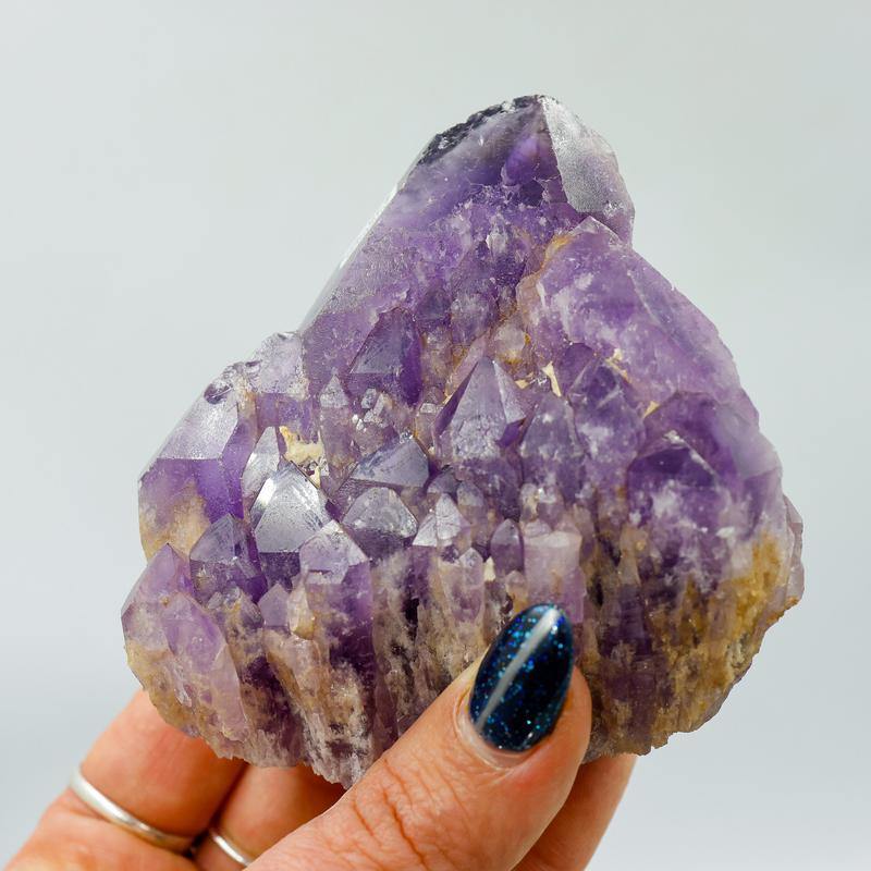 Natural Elestial Amethyst Clusters || Brazil-Nature's Treasures