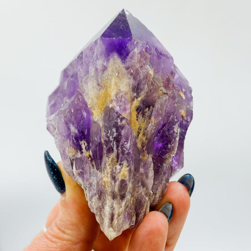 Natural Elestial Amethyst Clusters || Brazil-Nature's Treasures