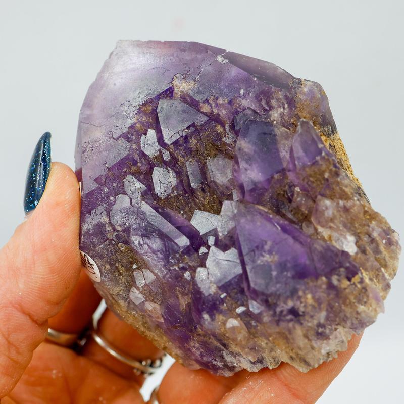 Natural Elestial Amethyst Clusters || Brazil-Nature's Treasures