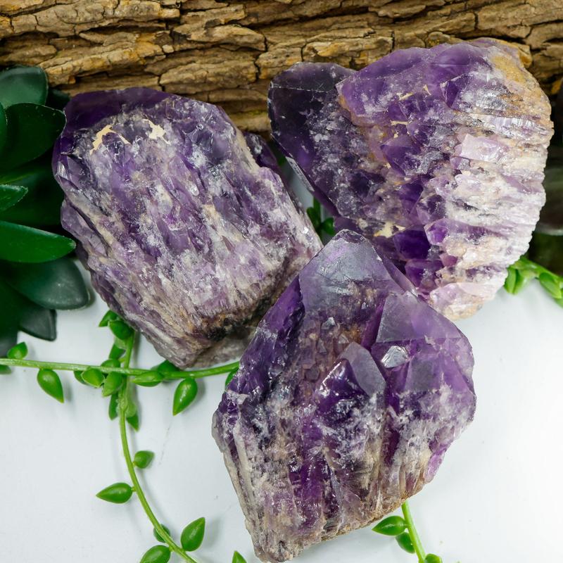 Natural Elestial Amethyst Clusters || Brazil-Nature's Treasures