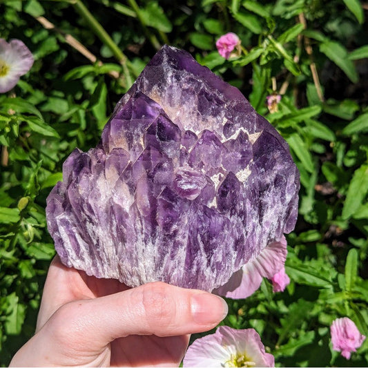 Natural Elestial Amethyst Clusters || Brazil-Nature's Treasures