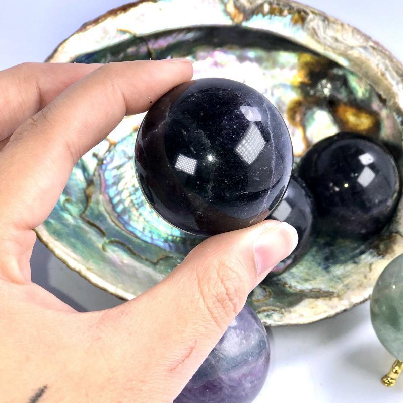 Natural Fluorite Spheres || Mental Clarity || China-Nature's Treasures