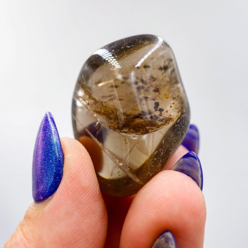 Natural Gemy Dark Smoky Quartz Polished Tumbles || || Brazil-Nature's Treasures