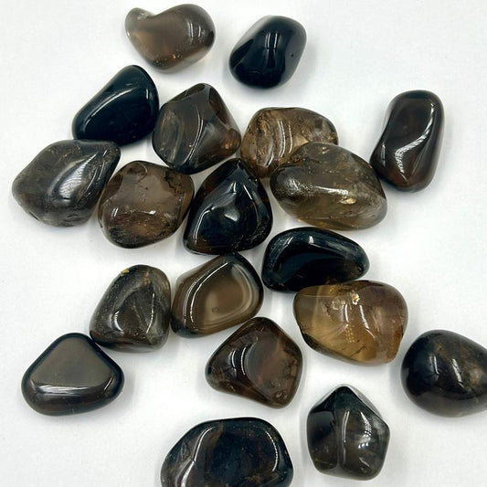 Natural Gemy Dark Smoky Quartz Polished Tumbles || || Brazil-Nature's Treasures