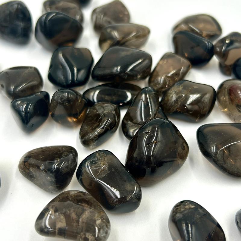 Natural Gemy Dark Smoky Quartz Polished Tumbles || || Brazil-Nature's Treasures