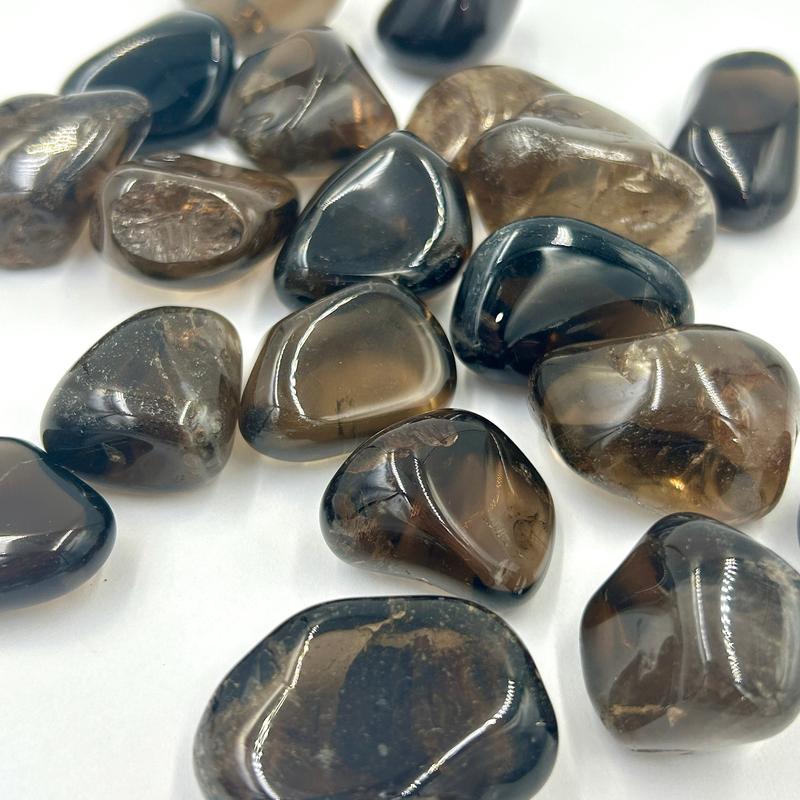 Natural Gemy Dark Smoky Quartz Polished Tumbles || || Brazil-Nature's Treasures