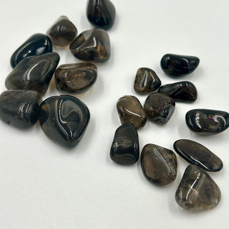 Natural Gemy Dark Smoky Quartz Polished Tumbles || || Brazil-Nature's Treasures