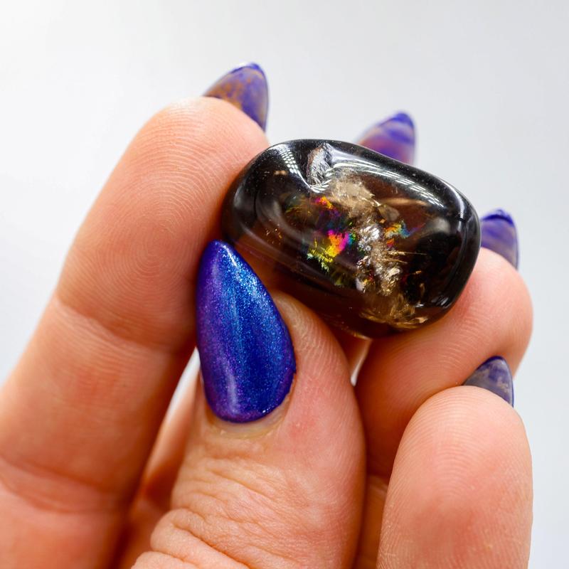 Natural Gemy Dark Smoky Quartz Polished Tumbles || || Brazil-Nature's Treasures
