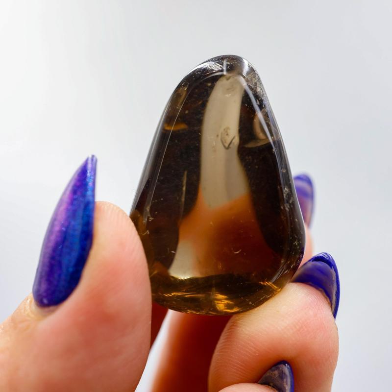 Natural Gemy Dark Smoky Quartz Polished Tumbles || || Brazil-Nature's Treasures
