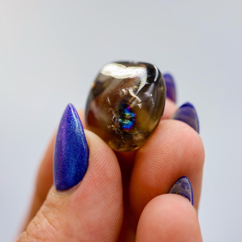 Natural Gemy Light Smoky Quartz Polished Tumbles || Brazil-Nature's Treasures
