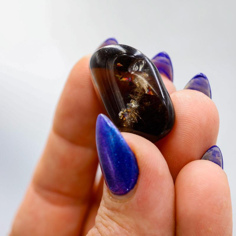 Natural Gemy Light Smoky Quartz Polished Tumbles || Brazil-Nature's Treasures