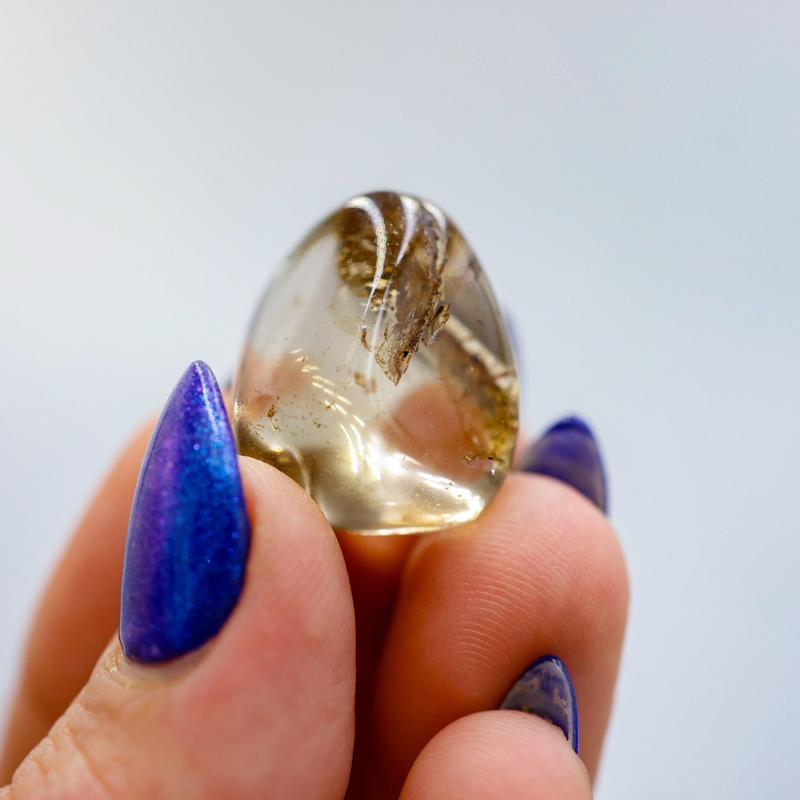 Natural Gemy Light Smoky Quartz Polished Tumbles || Brazil-Nature's Treasures