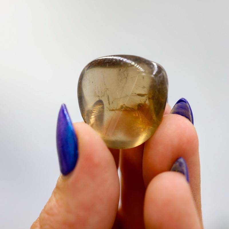 Natural Gemy Light Smoky Quartz Polished Tumbles || Brazil-Nature's Treasures