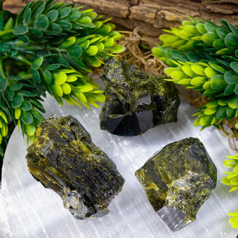 Natural High Grade Epidote Clusters || Peru-Nature's Treasures