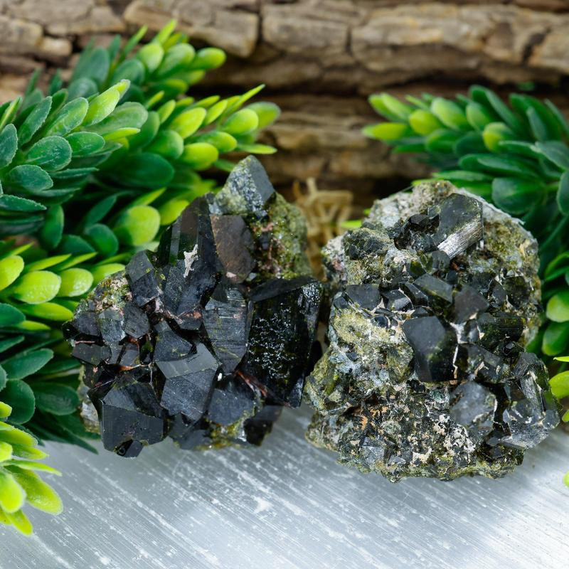 Natural High Grade Epidote Clusters || Peru-Nature's Treasures