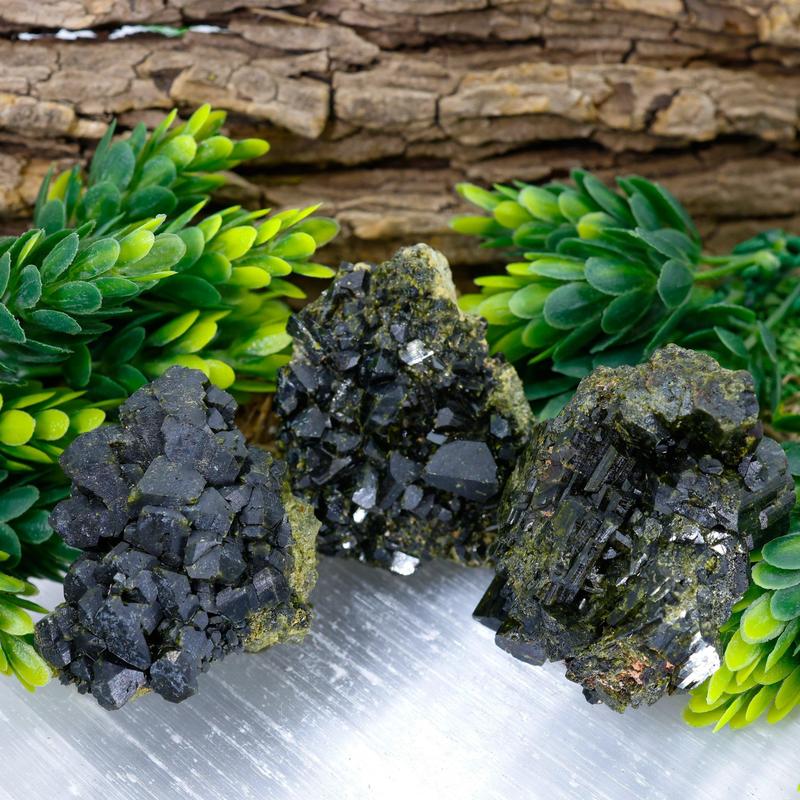 Natural High Grade Epidote Clusters || Peru-Nature's Treasures