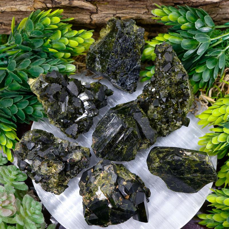 Natural High Grade Epidote Clusters || Peru-Nature's Treasures