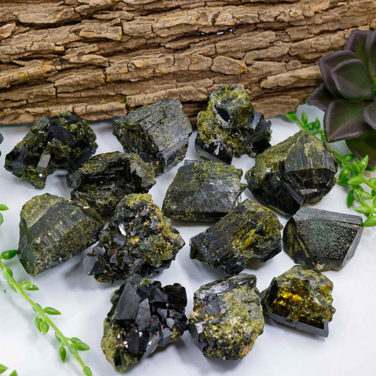 Natural High Grade Epidote Clusters || Peru-Nature's Treasures