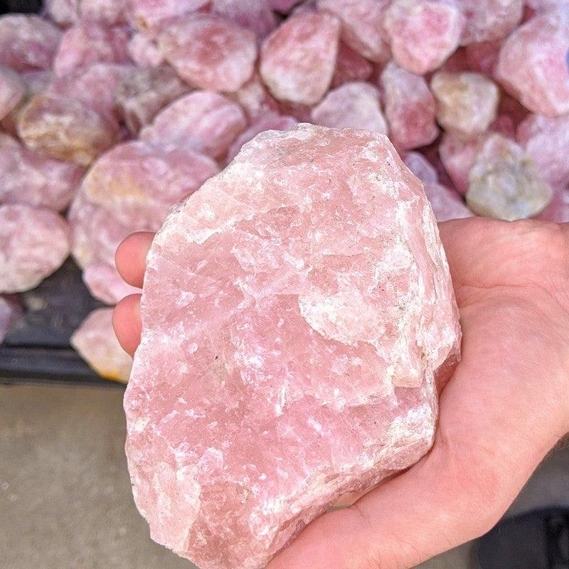 Natural High Grade Rough Rose Quartz Chunks || Self-Love || Madagascar-Nature's Treasures