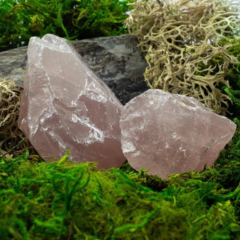 Natural High Grade Rough Rose Quartz Chunks || Self-Love || Madagascar-Nature's Treasures