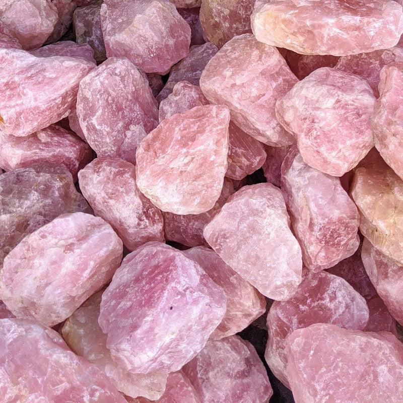 Natural High Grade Rough Rose Quartz Chunks || Self-Love || Madagascar-Nature's Treasures