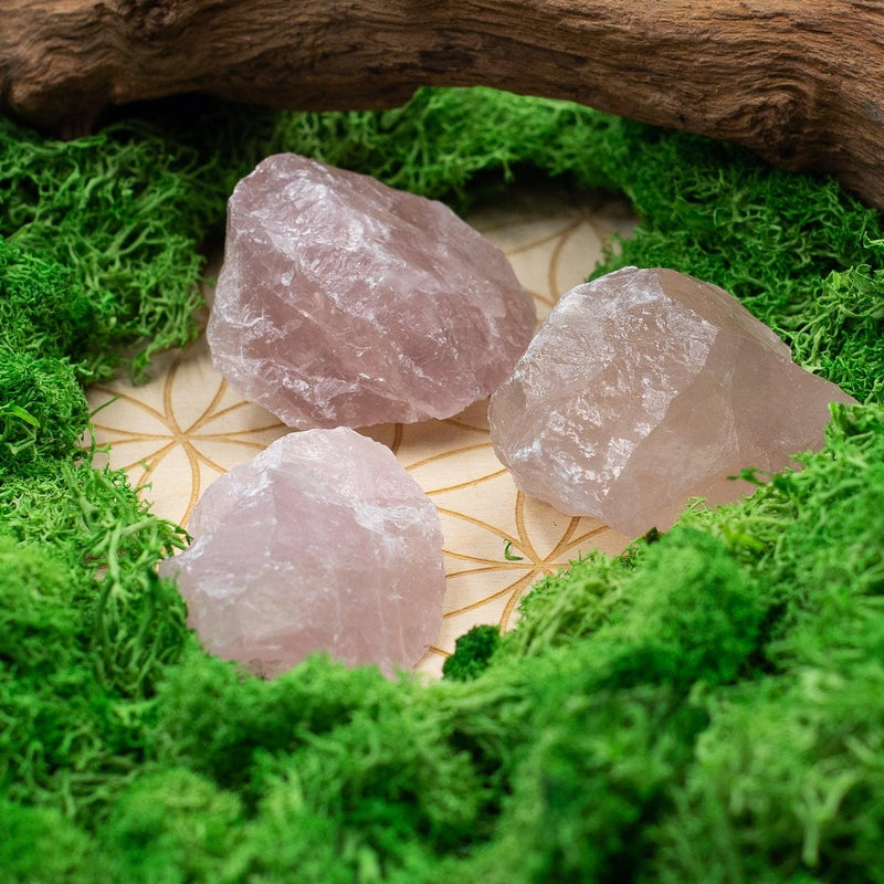 Natural High-Grade Small Rough Rose Quartz Piece || Madagascar-Nature's Treasures