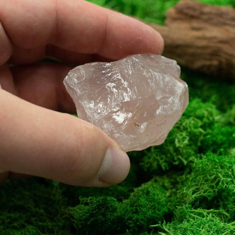 Natural High-Grade Small Rough Rose Quartz Piece || Madagascar-Nature's Treasures